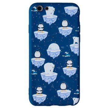 Чехол WAVE Fancy Case для iPhone 6 | 6S Penguin Ice Blue - ash-mobile.com.ua - фото 1