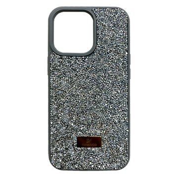 Чохол Swarovski Diamonds для iPhone 15 Plus Grey - ash-mobile.com.ua - фото 1