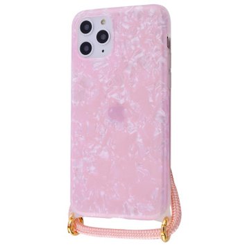 Чохол Confetti Jelly Case на шнурку для iPhone 12 | 12 PRO Pink - ash-mobile.com.ua - фото 1