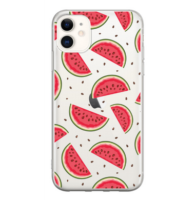Чехол прозрачный Print SUMMER для iPhone 11 Watermelon купить