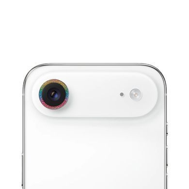 Защитное стекло на камеру Diamonds Lens для iPhone 17 Air Rainbow