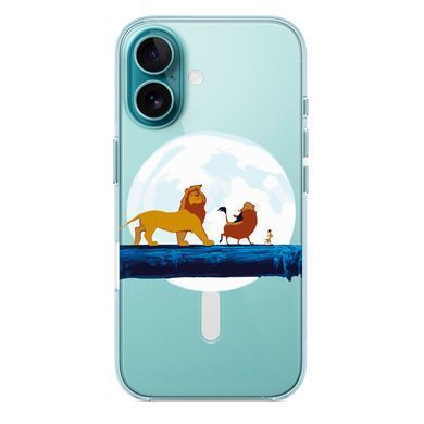 Чохол прозорий Print Lion King with MagSafe для iPhone 17 Air Friends