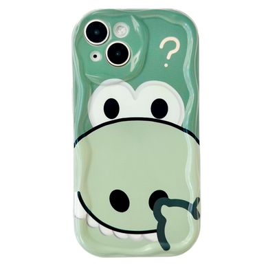 Чохол 3D Dinosaur Case для iPhone 15 Green