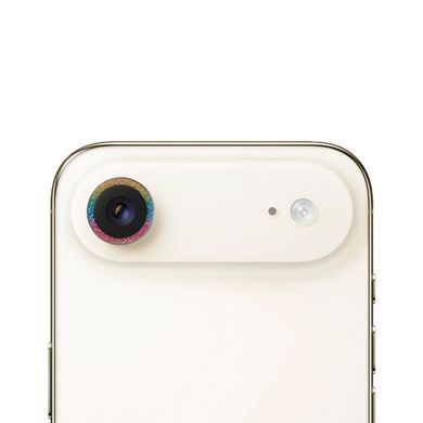 Защитное стекло на камеру Diamonds Lens для iPhone 17 Air Rainbow