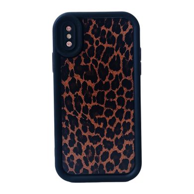 Чехол Africa Leopard для iPhone X | XS Black - ash-mobile.com.ua - фото 1