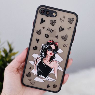 Чехол AVENGER Print для iPhone 7 Plus | 8 Plus Two Flowers Glycine - ash-mobile.com.ua - фото 2