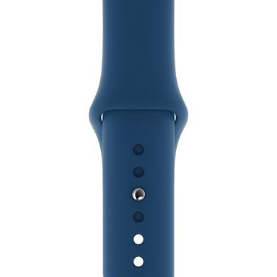 Ремінець Silicone Sport Band для Apple Watch 42mm | 44mm | 45mm | 49mm Blue Cobalt розмір S купити