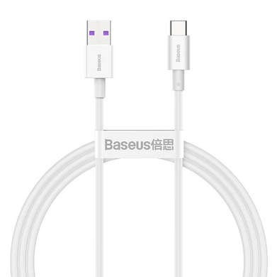 Кабель Baseus Superior Series USB to Type-C (1m) White купити