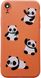Чехол WAVE Fancy Case для iPhone XR Panda Orange