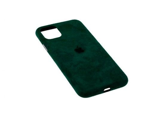 Чохол Alcantara Full для iPhone 12 | 12 PRO Forest Green - ash-mobile.com.ua - фото 3