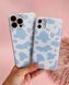 Чохол прозорий Print Animal Blue для iPhone 14 Cow