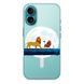 Чохол прозорий Print Lion King with MagSafe для iPhone 17 Air Friends