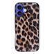 Чохол Leopard spots для iPhone 16 Brown