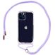 Чехол Crossbody Transparent со шнурком для iPhone 14 Plus Glycine