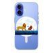 Чохол прозорий Print Lion King with MagSafe для iPhone 17 Air Friends