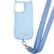 Чехол Cat with Straps для iPhone 16 Plus Blue