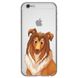 Чехол прозрачный Print Dogs для iPhone 6 Plus | 6s Plus Colly Brown купить