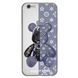 Чохол прозорий Print Robot Bear для iPhone 6 | 6s Lavender Grey купити