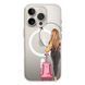 Чехол прозрачный Print Adventure Girls with MagSafe для iPhone 17 PRO Pink Bag