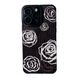 Чехол Ribbed Case для iPhone 15 PRO Rose Black/White