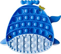 Pop-It іграшка Whale (Кит) Blue купити