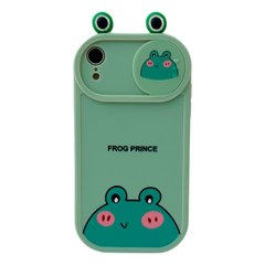 Чохол Animal + Camera Case для iPhone XR Frog Green купити