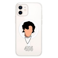 Чохол прозорий Print SQUID GAME with MagSafe для iPhone 12 MINI Hero 456 купити