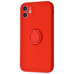 Чохол Silicone Case Full Camera Ring для iPhone 12 Red купити