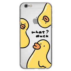Чехол прозрачный Print Duck для iPhone 6 Plus | 6s Plus Duck What? купить