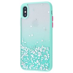 Чехол Confetti Glitter Case для iPhone X | XS Sea Blue купить