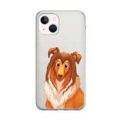 Чохол прозорий Print Dogs для iPhone 13 MINI Colly Brown