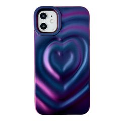 Чехол Рельефное сердечко для iPhone 11 Purple купить