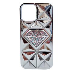 Чехол Diamond Mosaic для iPhone 13 PRO MAX Silver