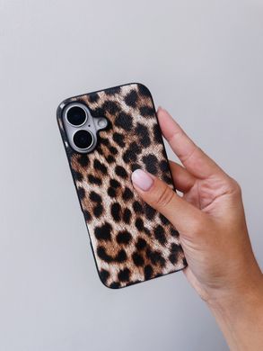 Чехол Leopard spots для iPhone 16 PRO Brown - ash-mobile.com.ua - фото 2