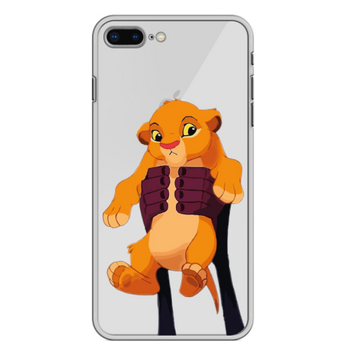 Чохол прозорий Print Lion King для iPhone 7 Plus | 8 Plus Simba King - ash-mobile.com.ua - фото 1
