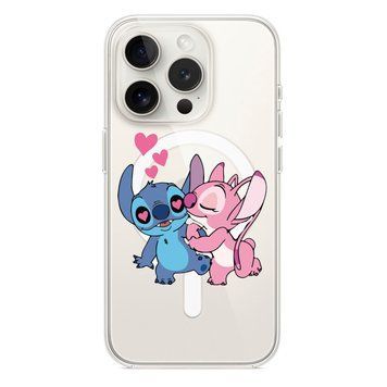 Чехол прозрачный Print Blue Monster with MagSafe для iPhone 13 PRO MAX Angel kiss - ash-mobile.com.ua - фото 1