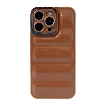 Чохол Silicone Inflatable Case для iPhone 12 PRO MAX Brown - ash-mobile.com.ua - фото 1