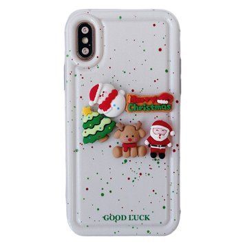 Чехол Good Christmas Case для iPhone X | XS Santa/Deer - ash-mobile.com.ua - фото 1