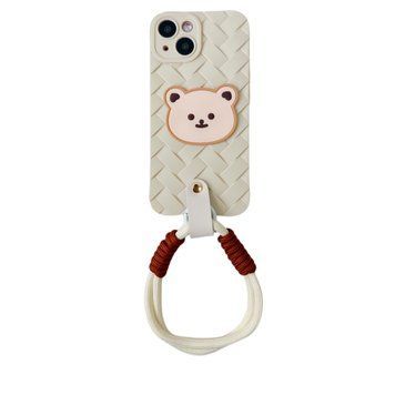 Чехол Weaving Bear Case для iPhone 15 Antique White - ash-mobile.com.ua - фото 1