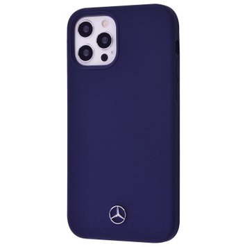 Чохол Silicone Mercedes-Benz Case для iPhone 12 | 12 PRO Blue - ash-mobile.com.ua - фото 1