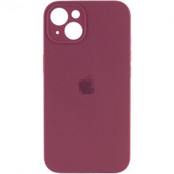 Чохол Silicone Case Full + Camera для iPhone 15 Plum - ash-mobile.com.ua - фото 1