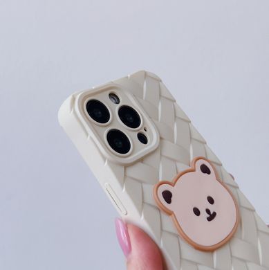 Чехол Weaving Bear Case для iPhone 15 Antique White - ash-mobile.com.ua - фото 4