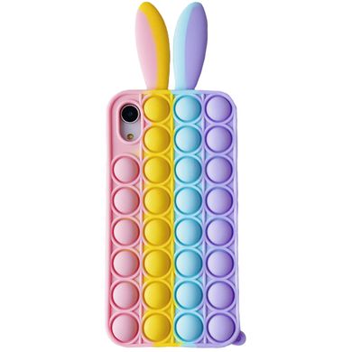 Чехол Pop-It Case для iPhone XR Rabbit Light Pink/Glycine купить