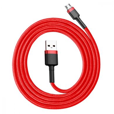 Кабель Baseus Cafule Micro-USB 2.4A (1m) Red купити