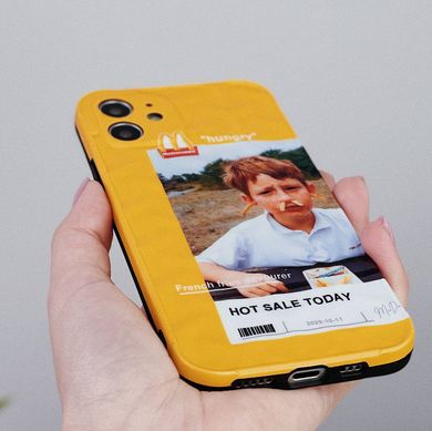 Чохол Fun Emotion Case (TPU) для iPhone 12 Yellow - ash-mobile.com.ua - фото 4