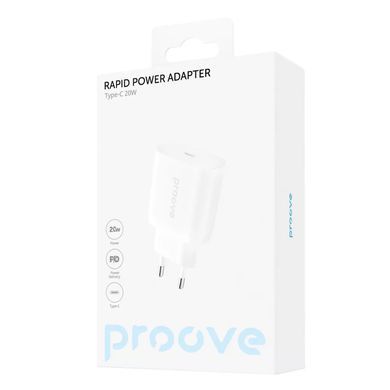 МЗП Proove Rapid 20W (Type-C) White - ash-mobile.com.ua - фото 2