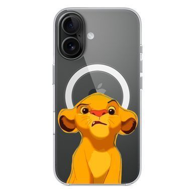 Чохол прозорий Print Lion King with MagSafe для iPhone 17 Air Simba Evil