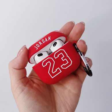 Чохол 3D для AirPods 3 Jordan 23 Red - ash-mobile.com.ua - фото 2