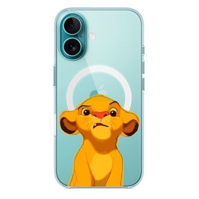 Чохол прозорий Print Lion King with MagSafe для iPhone 17 Air Simba Evil