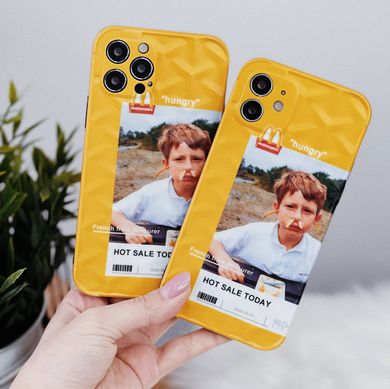 Чохол Fun Emotion Case (TPU) для iPhone 12 Yellow - ash-mobile.com.ua - фото 2